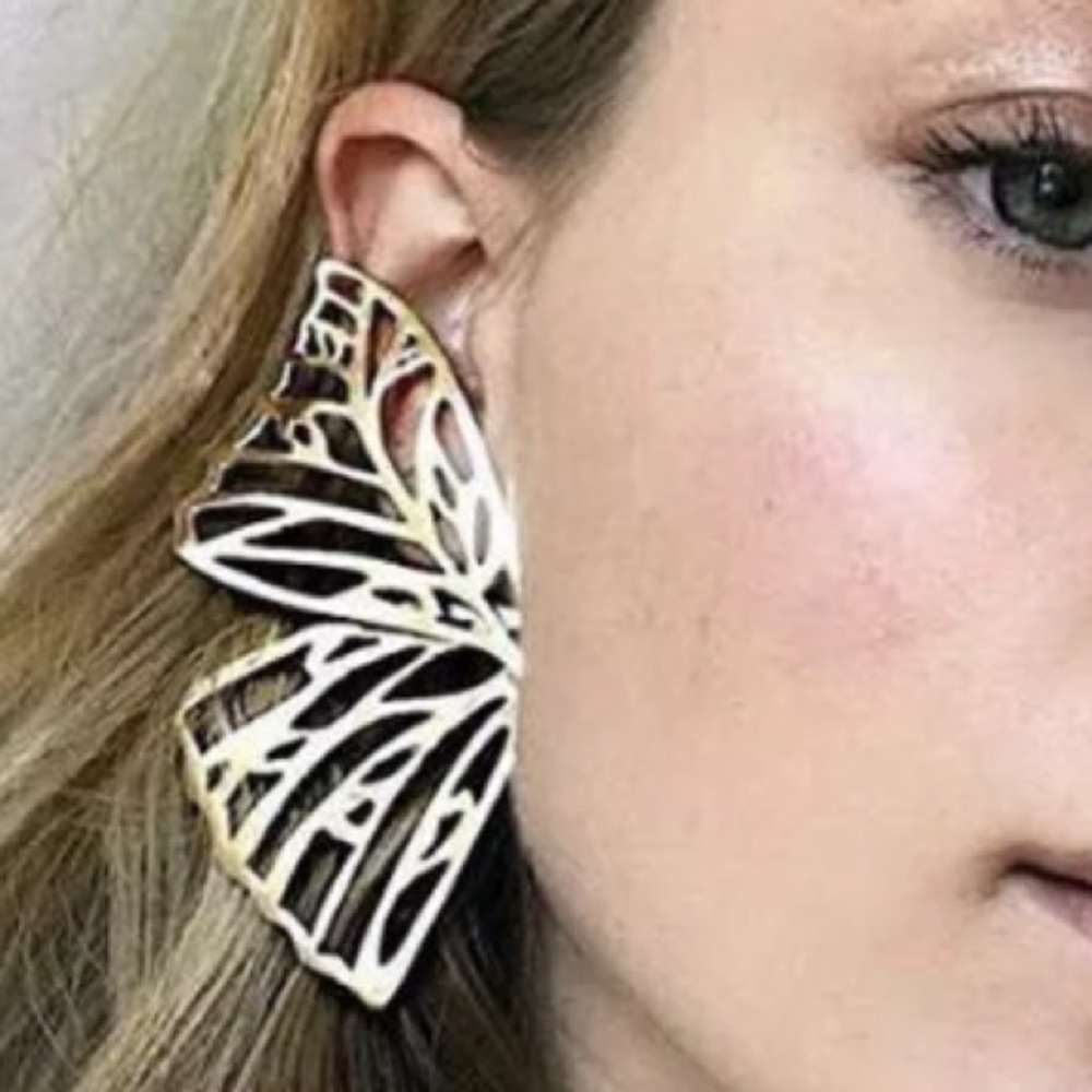 Statement Butterfly Earrings